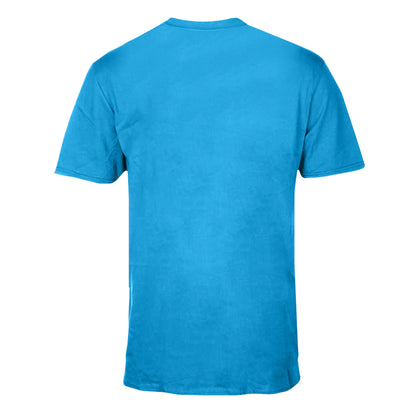 Sapphire Blue - Back - Gorillaz Unisex Adult Group Shot Cotton T-Shirt