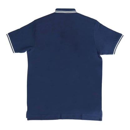 Navy Blue - Back - The Beatles Unisex Adult Logo Polo Shirt