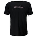Black - Front - BlackPink Unisex Adult Born Pink Back Print Cotton T-Shirt