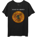Black - Front - Alice In Chains Unisex Adult Circle Sun Vintage Cotton T-Shirt