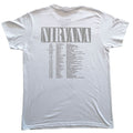 White - Back - Nirvana Unisex Adult In Utero Tour Back Print T-Shirt