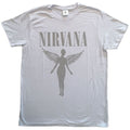 White - Front - Nirvana Unisex Adult In Utero Tour Back Print T-Shirt