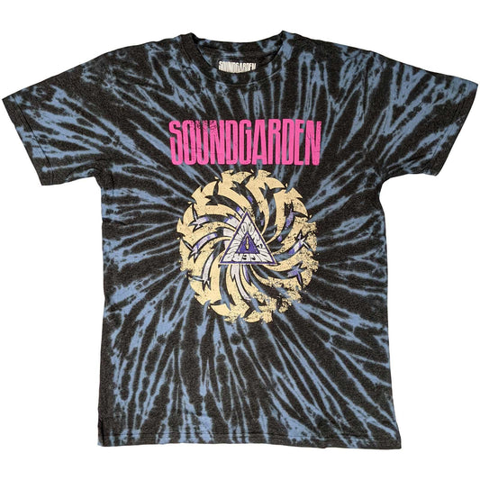 Blue - Front - Soundgarden Unisex Adult Badmotorfinger Tie Dye T-Shirt