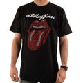 Black - Side - The Rolling Stones Unisex Adult Embellished Logo T-Shirt