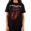 Black - Lifestyle - The Rolling Stones Unisex Adult Embellished Logo T-Shirt