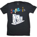 Black - Front - Genesis Unisex Adult The Last Domino Back Print Cotton T-Shirt
