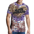 Purple-Brown - Lifestyle - Black Sabbath Unisex Adult Wavy Logo T-Shirt