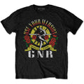 Black - Front - Guns N Roses Unisex Adult UYI World Tour Cotton T-Shirt