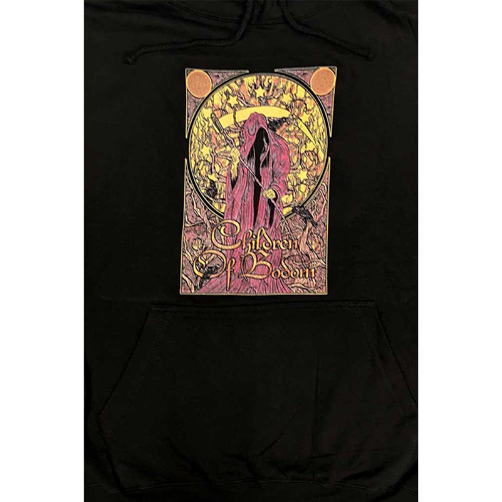 Black - Back - Children Of Bodom Unisex Adult Nouveau Reaper Pullover Hoodie