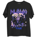 Black - Front - Def Leppard Unisex Adult Hysteria Tour Cotton T-Shirt