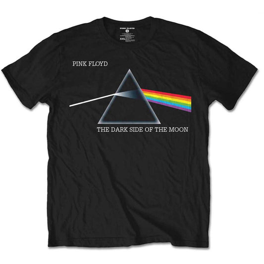 Black - Front - Pink Floyd Unisex Adult Dark Side Of The Moon T-Shirt