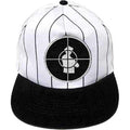 Black-White - Front - Public Enemy Unisex Adult Solid Target Baseball Cap