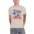 Sand - Front - Tupac Shakur Unisex Adult Most Wanted T-Shirt