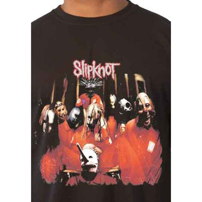 Black - Side - Slipknot Unisex Adult Spit It Out Long-Sleeved T-Shirt