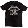 Black - Back - Metallica Unisex Adult Nothing Else Matters Cotton T-Shirt