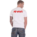 White - Back - Bad Wolves Unisex Adult Dear Monsters Eye Cotton Logo T-Shirt