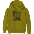 Green - Front - Jimi Hendrix Unisex Adult Let Me Live Hoodie
