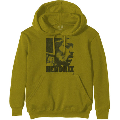 Green - Front - Jimi Hendrix Unisex Adult Let Me Live Hoodie