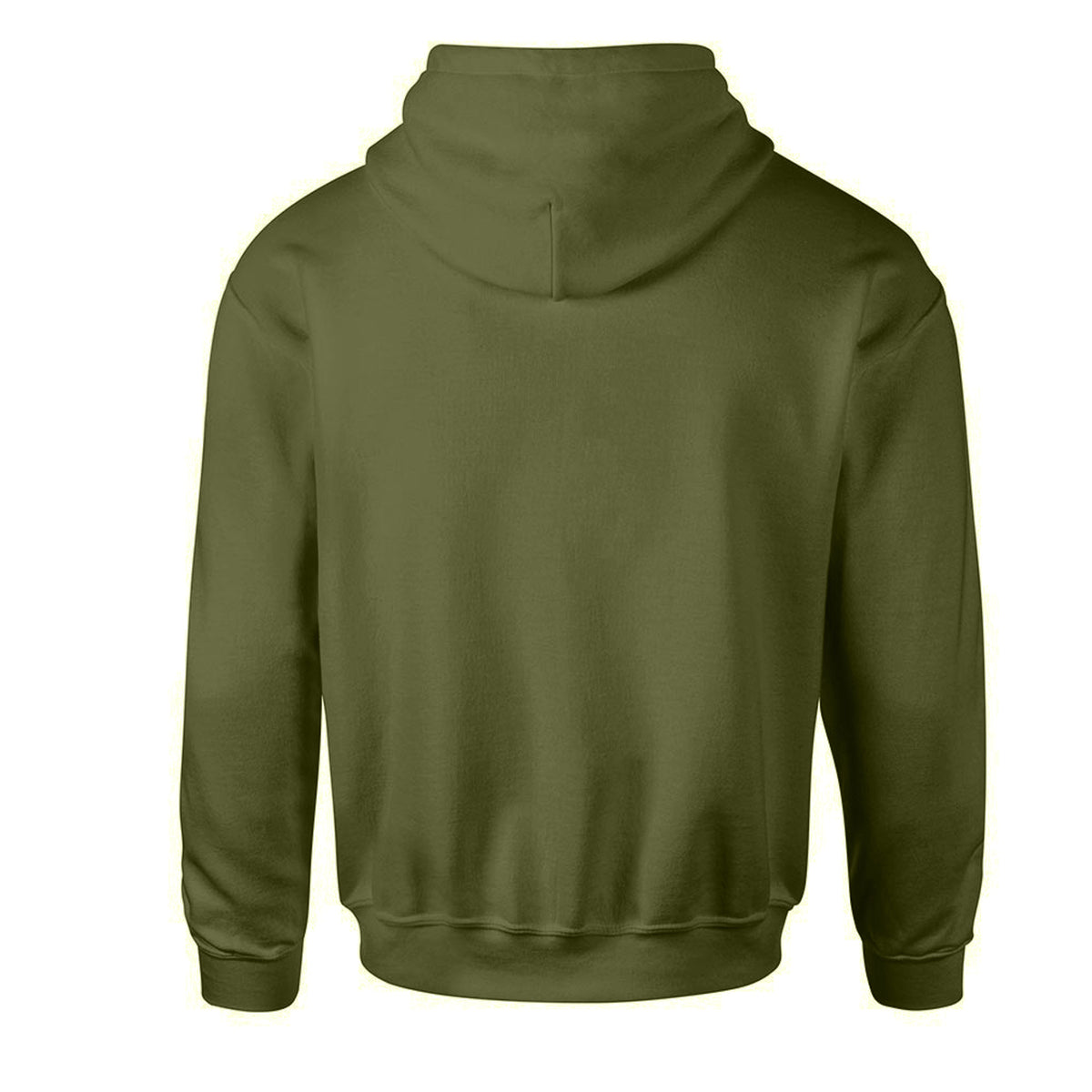Khaki Green - Back - Jimi Hendrix Unisex Adult Let Me Live Hoodie