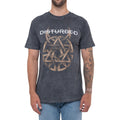 Charcoal Grey - Front - Disturbed Unisex Adult Riveted T-Shirt