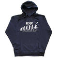 Navy Blue - Front - AC-DC Unisex Adult The Evolution of Rock Pullover Hoodie