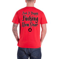 Red - Back - Motorhead Unisex Adult Christmas 2017 Back Print Cotton T-Shirt