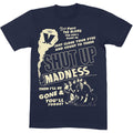 Navy Blue - Front - Madness Unisex Adult Shut Up Cotton T-Shirt