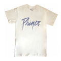 White - Front - Prince Unisex Adult Logo Cotton T-Shirt