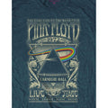 Denim Blue - Side - Pink Floyd Unisex Adult Carnegie Hall Poster T-Shirt