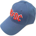 Denim Blue - Front - AC-DC Unisex Adult Logo Baseball Cap