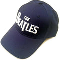 Navy Blue - Front - The Beatles Unisex Adult Drop T Logo Baseball Cap