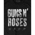 Black - Side - Guns N Roses Unisex Adult Paradise City Stars Back Print T-Shirt