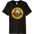 Black - Front - Guns N Roses Womens-Ladies Bullet Logo Cotton T-Shirt