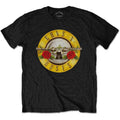 Black - Front - Guns N Roses Unisex Adult Logo T-Shirt