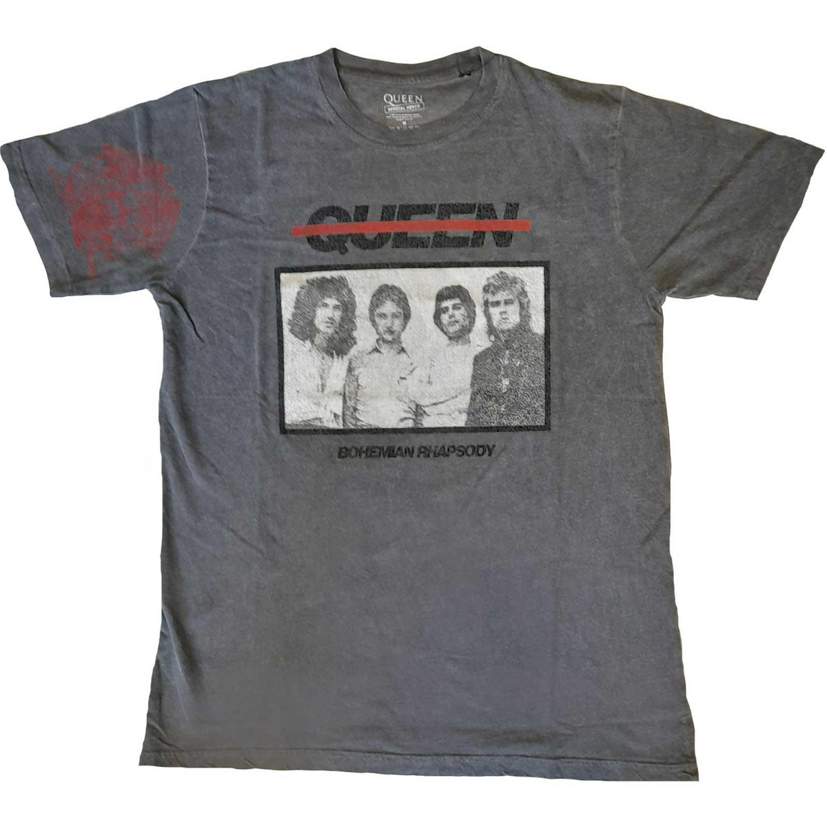 Black - Front - Queen Unisex Adult Bohemian Rhapsody T-Shirt