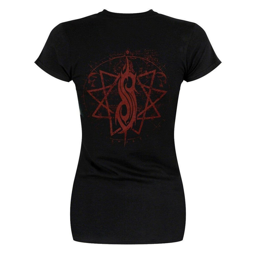 Black - Back - Slipknot Womens-Ladies Evil Witch T-Shirt