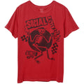 Red - Front - Social Distortion Unisex Adult Speakeasy Checkerboard T-Shirt