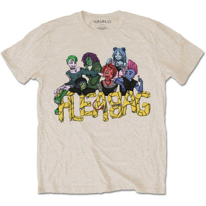 Sand - Front - Yungblud Unisex Adult Fleabag Cotton T-Shirt