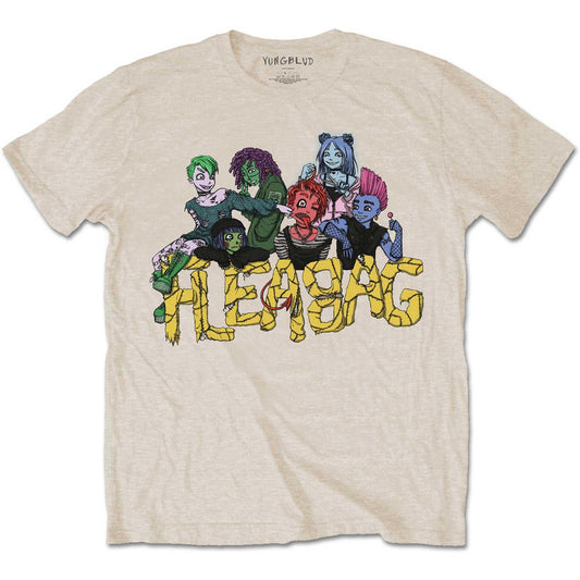 Sand - Front - Yungblud Unisex Adult Fleabag Cotton T-Shirt