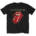 Black - Front - The Rolling Stones Childrens-Kids Tongue Cotton T-Shirt