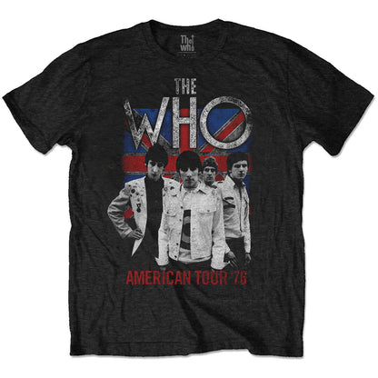 Black - Front - The Who Unisex Adult American Tour ´79 Cotton T-Shirt