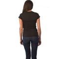 Black - Back - Ramones Womens-Ladies Seal Cotton Skinny T-Shirt