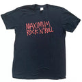 Black - Front - Primal Scream Unisex Adult Maximum Rock ´N´ Roll Back Print Cotton T-Shirt