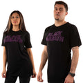 Black - Side - Black Sabbath Unisex Adult Embellished Logo T-Shirt