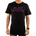 Black - Pack Shot - Black Sabbath Unisex Adult Embellished Logo T-Shirt