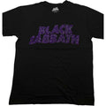 Black - Front - Black Sabbath Unisex Adult Embellished Logo T-Shirt