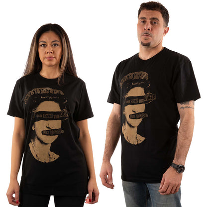 Black - Pack Shot - Sex Pistols Unisex Adult God Save The Queen Embellished T-Shirt