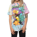 Multicoloured - Front - Outkast Unisex Adult Superheroes Dip Dye Cotton T-Shirt
