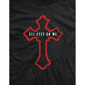 Black - Side - Tupac Shakur Unisex Adult All Eyez Logo T-Shirt