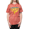 Red - Front - Van Halen Unisex Adult Jagged Logo T-Shirt